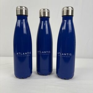 Atlantis Bahamas Blue Project Foundation Insulated Water Bottles Set of 3 Blue